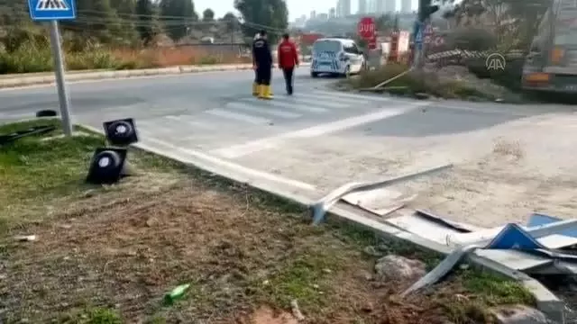 Trafik kazası: 1 yaralı Trafik kazası: 1 yaralı