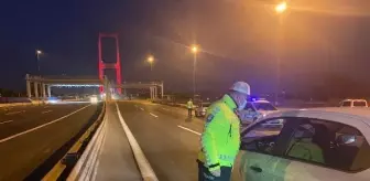 15 Temmuz Şehitler Köprüsü'nde denetimler sürüyor