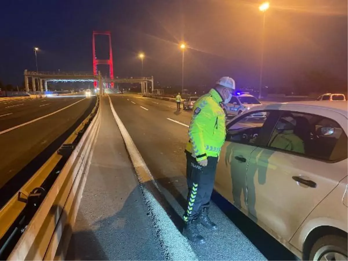 15 Temmuz Şehitler Köprüsü'nde denetimler sürüyor