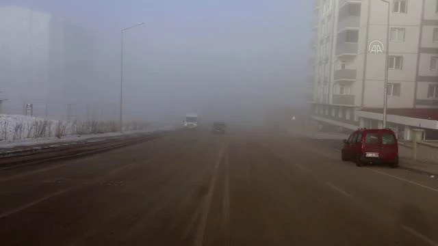Doğu Anadolu'da soğuk hava ve sis etkili oldu