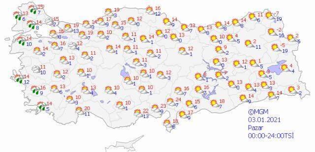 Şemsiyeleri hazırlayın! Meteoroloji 7 il için sağanak yağış uyarısında bulundu