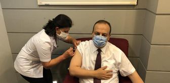 Bursa Valisi Canbolat, aşının ikinci dozunu oldu