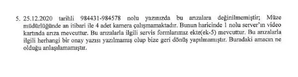 Kayıp eser soruşturması olan Antalya Müzesi'nde, 4 kamera çalışmıyor Kayıp eser soruşturması olan Antalya Müzesi'nde, 4 kamera çalışmıyor