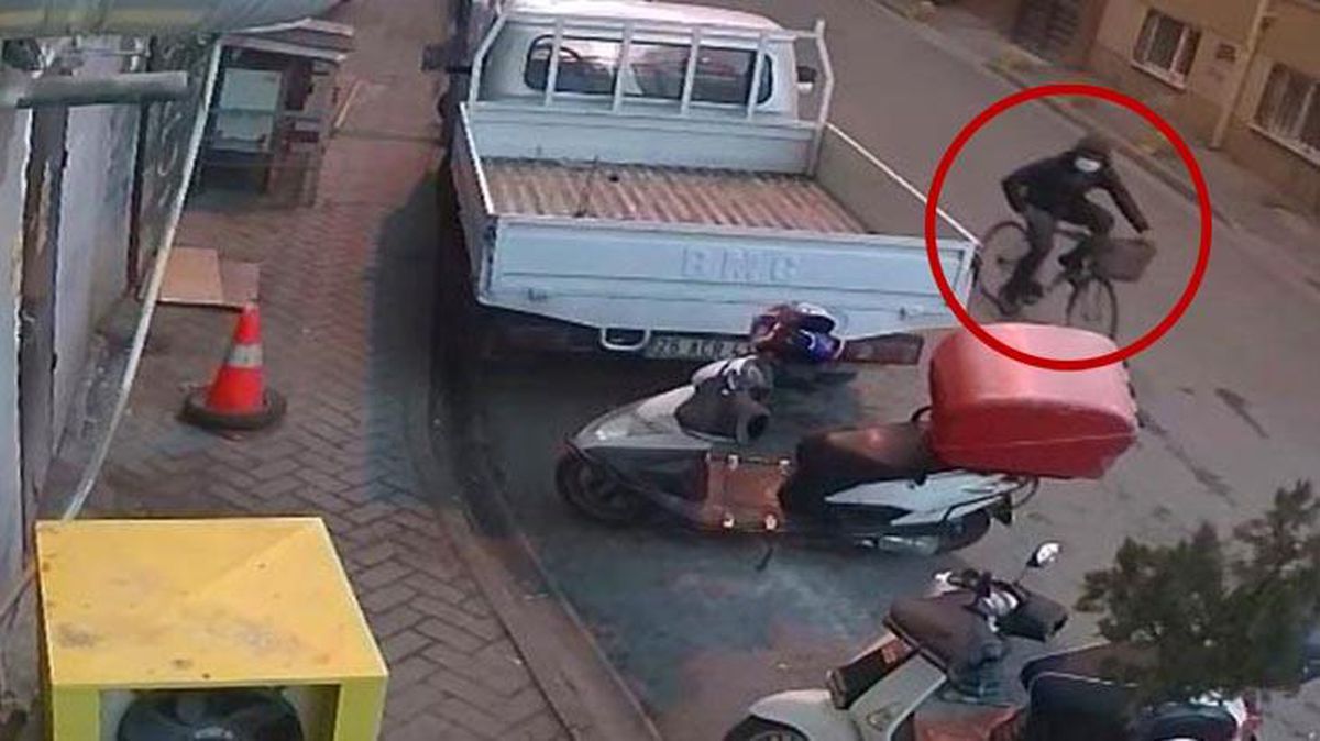 Hırsızlığın böylesi! Çaldığı motosikletin yerine bisikletini bıraktı