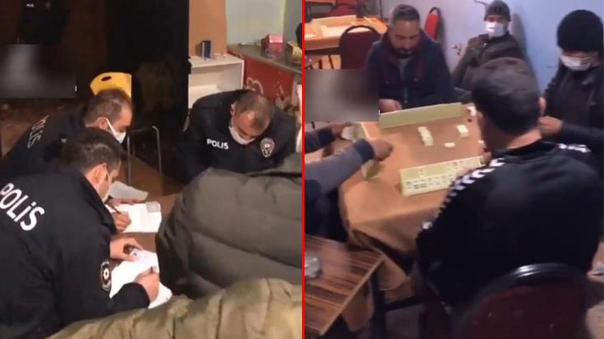 Kahvehane baskınında pes dedirten olay: Polis ceza yazarken 'Cezayı kim ödesin?' oyunu oynadılar