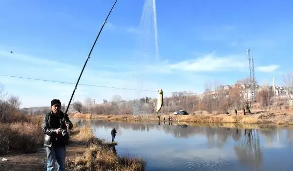 Kısıtlamadan çıkan amatör balıkçılar, Kızılırmak'a koştu Kısıtlamadan çıkan amatör balıkçılar, Kızılırmak'a koştu
