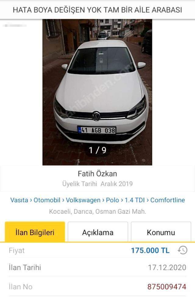 Satın almak için geldiği arabayı test sürüşü bahanesiyle çalıp kayboldu