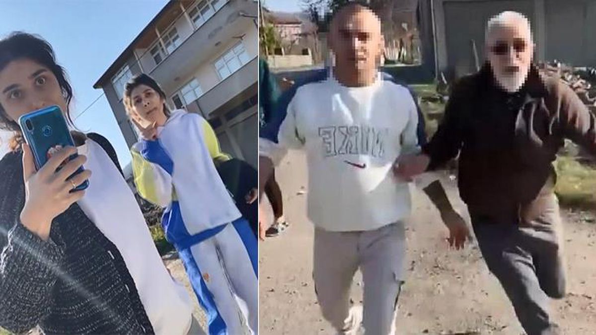 Sokak hayvanları yüzünden birbirlerine böyle girdiler: Seni şamarlarım