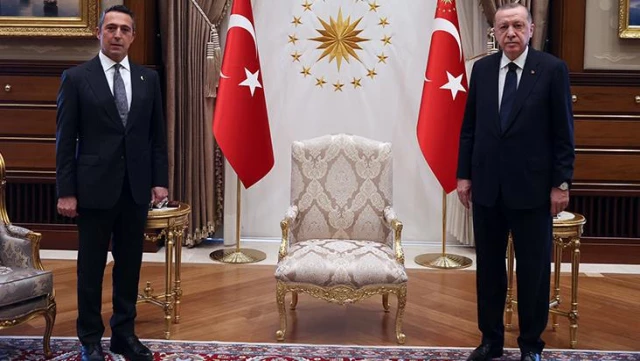 President Erdoğan received Ali Koç, the conversation was marked by Mesut Özil