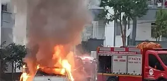 Mersin'de otomobil yangını korkuttu