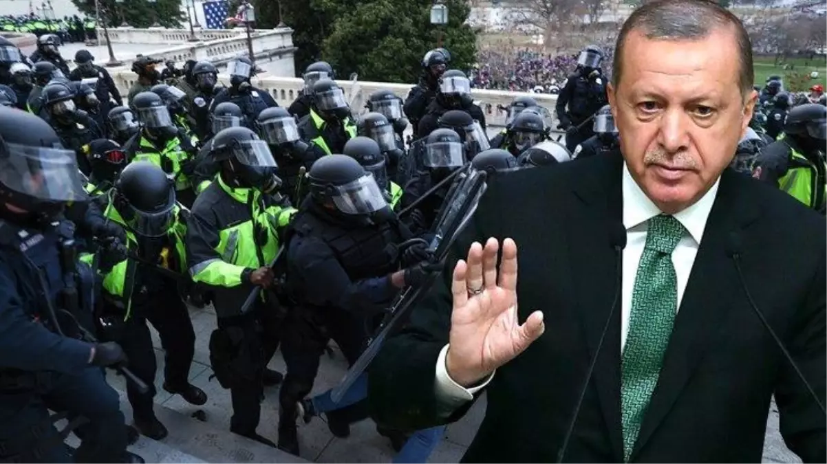 Son Dakika! Cumhurbaşkanı Erdoğan'dan ABD'deki kanlı Kongre baskınıyla ilgili ilk açıklama: Demokrasi için bir yüz karası