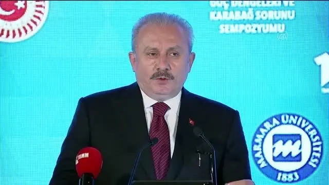 TBMM Başkanı Şentop, 'Güney Kafkasya'da Güç Dengeleri ve Karabağ Sorunu Sempozyumu'nda konuştu: (2) TBMM Başkanı Şentop, 'Güney Kafkasya'da Güç Dengeleri ve Karabağ Sorunu Sempozyumu'nda konuştu: (2)