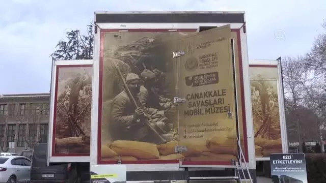 ESKİŞEHİR - Çanakkale Zaferi'ni mobil müzeyle 53 kentte 70 bin kişiye anlattılar ESKİŞEHİR - Çanakkale Zaferi'ni mobil müzeyle 53 kentte 70 bin kişiye anlattılar