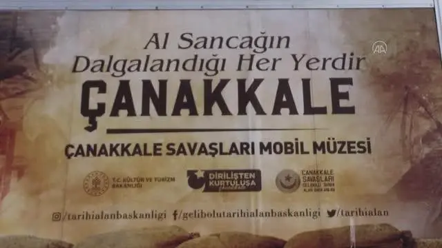 ESKİŞEHİR - Çanakkale Zaferi'ni mobil müzeyle 53 kentte 70 bin kişiye anlattılar ESKİŞEHİR - Çanakkale Zaferi'ni mobil müzeyle 53 kentte 70 bin kişiye anlattılar