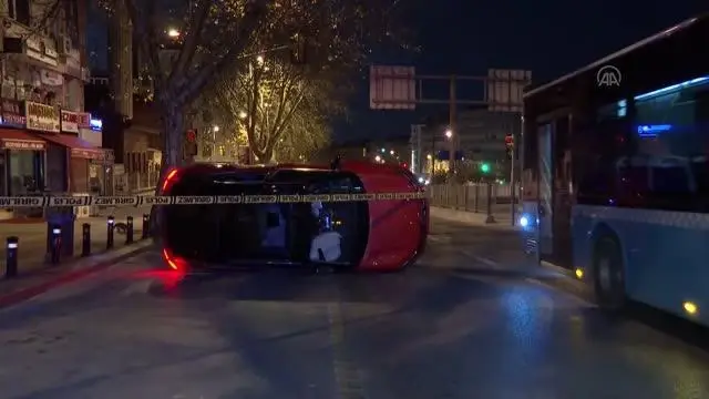 Fatih'te trafik kazası: 1 yaralı Fatih'te trafik kazası: 1 yaralı