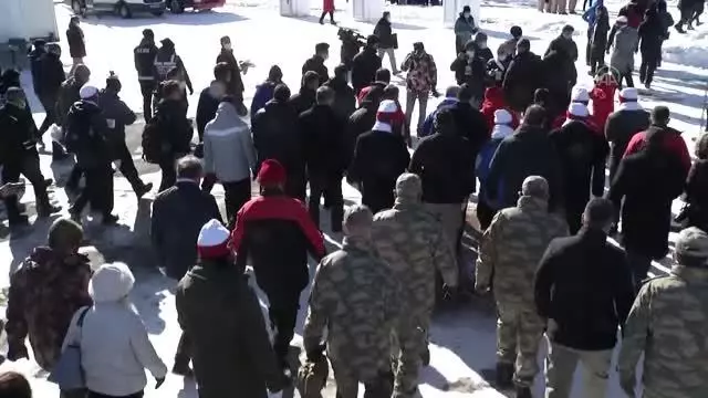 Fedakar ecdat 106. yılında Sarıkamış'ta anılıyor - Sarıkamış Şehitliği'ne yürüyüş Fedakar ecdat 106. yılında Sarıkamış'ta anılıyor - Sarıkamış Şehitliği'ne yürüyüş