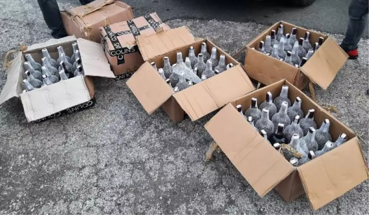 Tekirdağ'da 165 şişe sahte viski ele geçirildi: 4 gözaltı