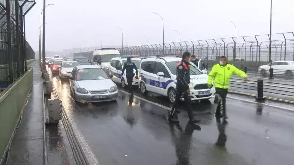 Üsküdar'da polisten kaçan şüpheliler Haliç Köprüsü'nde yakalandı