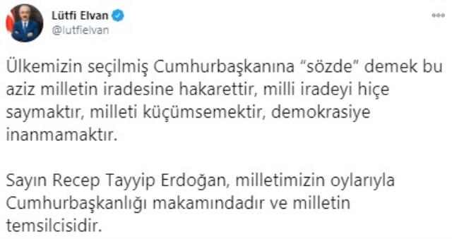 Fuat Oktay ve İbrahim Kalın'dan Kılıçdaroğlu'nun 'sözde cumhurbaşkanı' ifadesine tepki