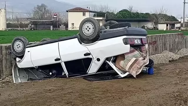 Ödemiş'te trafik kazası: 1 yaralı Ödemiş'te trafik kazası: 1 yaralı