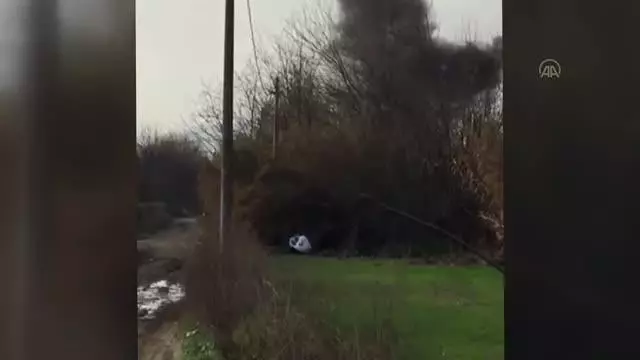 Bahçede bulunan havan mermisi imha edildi Bahçede bulunan havan mermisi imha edildi