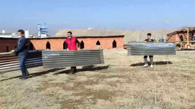 Gönüllü gençlerin kurduğu barınaklar sokak hayvanlarına yuva oldu Gönüllü gençlerin kurduğu barınaklar sokak hayvanlarına yuva oldu