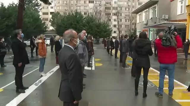 Nevşehir'deki okullarda bayrak töreni yapıldı Nevşehir'deki okullarda bayrak töreni yapıldı