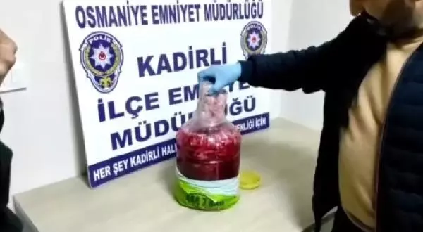 Turşu bidonunda uyuşturucu ele geçirildi Turşu bidonunda uyuşturucu ele geçirildi