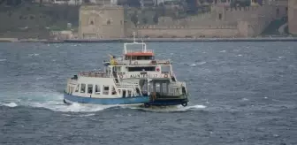 Gökçeada ve Bozcaada'ya feribot seferi bugün de yapılamıyor