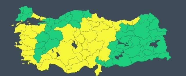 Meteoroloji'den 29 il için sarı kodlu uyarı! Kuvvetli sağanak geliyor