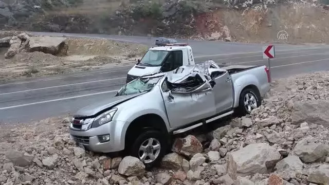 Akseki'de takla atan cipin sürücüsü yaralandı