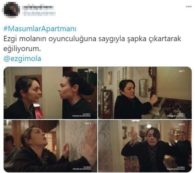 Masumlar Apartmanı'nda çok konuşulan sahne! Ezgi Mola, performansıyla izleyicilerden tam not aldı Masumlar Apartmanı'nda çok konuşulan sahne! Ezgi Mola, performansıyla izleyicilerden tam not aldı
