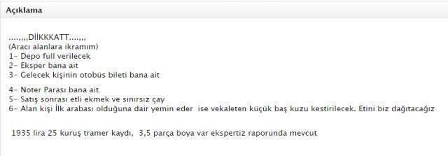 Aracını satmak isteyen vatandaşın bonkörlüğü sosyal medyada gündem oldu