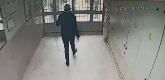 Ataşehir'de genç kadına dehşeti yaşatan şüpheli güvenlik kamerasında