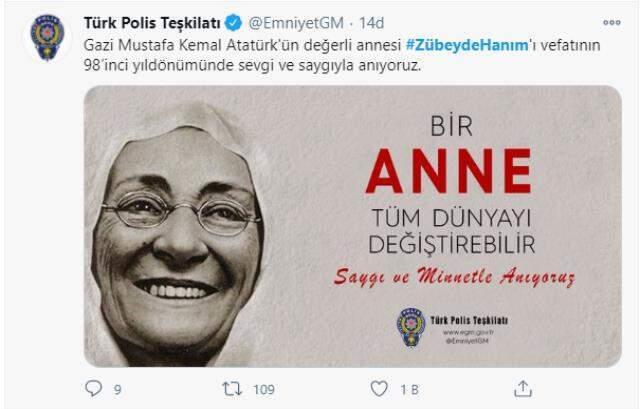 Mustafa Kemal Atatürk'ün annesi Zübeyde Hanım unutulmadı: Bir anne tüm dünyayı değiştirebilir