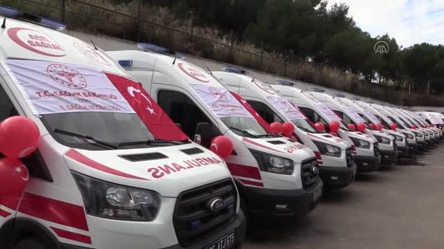 Son dakika haberleri! Sağlık Bakanlığı tarafından gönderilen 30 ambulans hizmete alındı