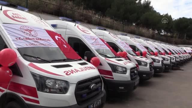 Son dakika haberleri! Sağlık Bakanlığı tarafından gönderilen 30 ambulans hizmete alındı