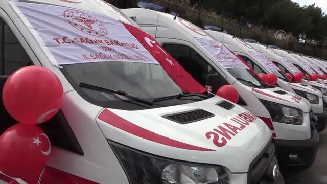 Son dakika haberleri! Sağlık Bakanlığı tarafından gönderilen 30 ambulans hizmete alındı