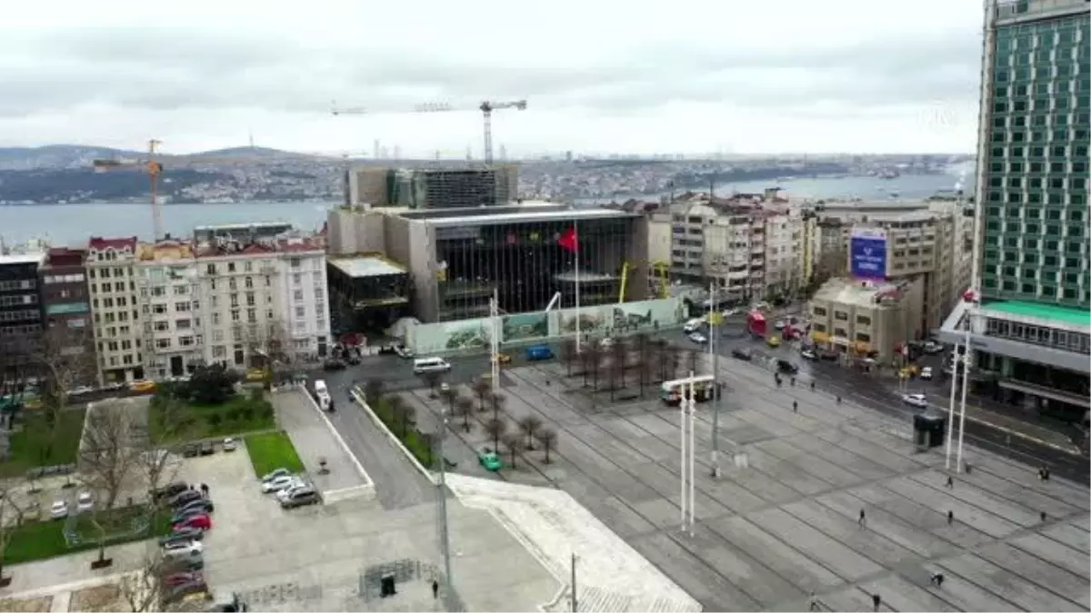 Taksim'deki Atatürk Kültür Merkezi inşaatının yüzde 82'si tamamlandı