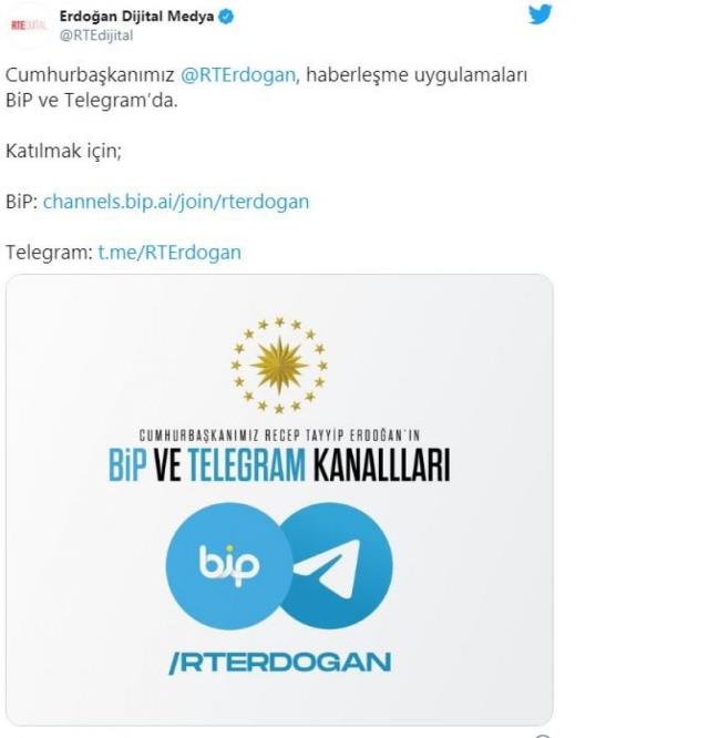Telegram dünyaya Cumhurbaşkanı Erdoğan'ı örnek verdi: Onur duyduk