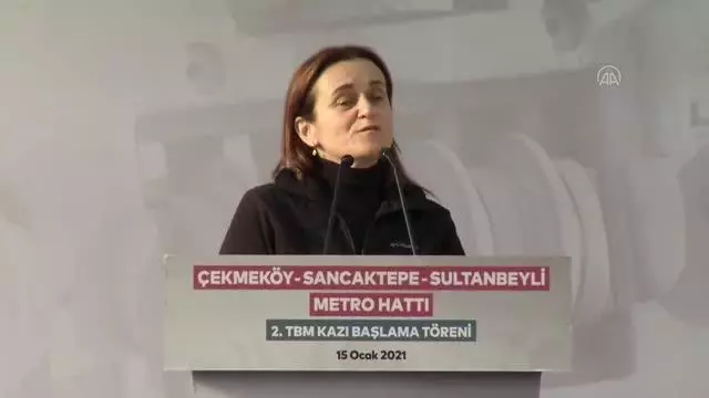 Çekmeköy-Sancaktepe-Sultanbeyli Metro Hattı'nda 2. TBM kazıya başladı Çekmeköy-Sancaktepe-Sultanbeyli Metro Hattı'nda 2. TBM kazıya başladı