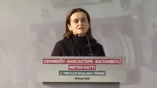 Çekmeköy-Sancaktepe-Sultanbeyli Metro Hattı'nda 2. TBM kazıya başladı Çekmeköy-Sancaktepe-Sultanbeyli Metro Hattı'nda 2. TBM kazıya başladı