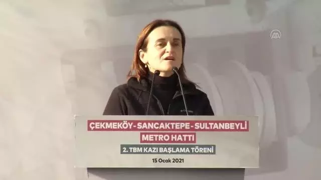 Çekmeköy-Sancaktepe-Sultanbeyli Metro Hattı'nda 2. TBM kazıya başladı Çekmeköy-Sancaktepe-Sultanbeyli Metro Hattı'nda 2. TBM kazıya başladı