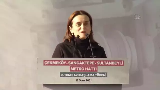 Çekmeköy-Sancaktepe-Sultanbeyli Metro Hattı'nda 2. TBM kazıya başladı Çekmeköy-Sancaktepe-Sultanbeyli Metro Hattı'nda 2. TBM kazıya başladı