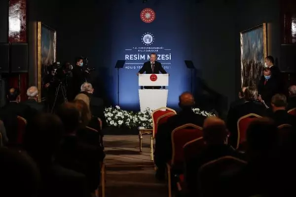 Son dakika haberleri: Cumhurbaşkanı Erdoğan Milli Saraylar Resim Müzesi'nin açılışına katıldı Son dakika haberleri: Cumhurbaşkanı Erdoğan Milli Saraylar Resim Müzesi'nin açılışına katıldı