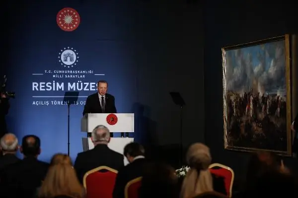 Son dakika haberleri: Cumhurbaşkanı Erdoğan Milli Saraylar Resim Müzesi'nin açılışına katıldı Son dakika haberleri: Cumhurbaşkanı Erdoğan Milli Saraylar Resim Müzesi'nin açılışına katıldı