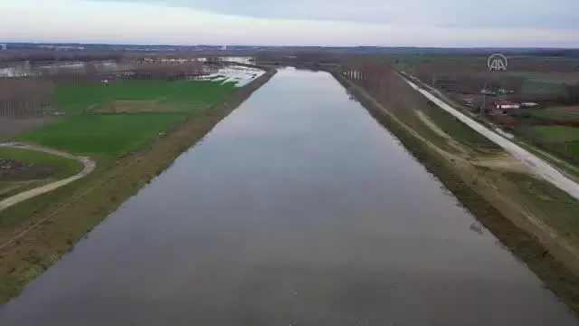 (Drone) Meriç'in sigortası 'Kanal Edirne' taşkın riskini baypas etti (Drone) Meriç'in sigortası 'Kanal Edirne' taşkın riskini baypas etti