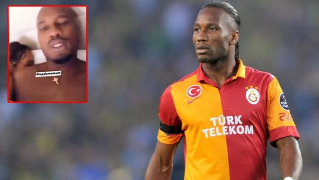 Images of Didier Drogba of former Galatasaray cheating on his wife revealed