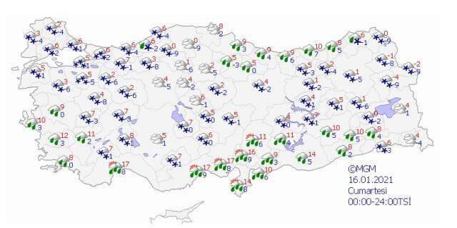 Meteoroloji tek tek uyardı! İstanbul dahil 43 ilde kar yağışı etkili olacak