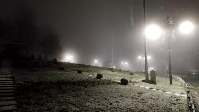 Kentin yüksek kesimlerinde kar yağışı (4) Kentin yüksek kesimlerinde kar yağışı (4)
